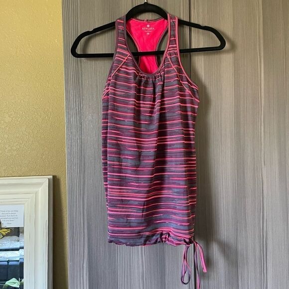 ATHLETA Painted Pattern Tinker Workout Adjustable Tie Tank Top - Picture 1 of 11